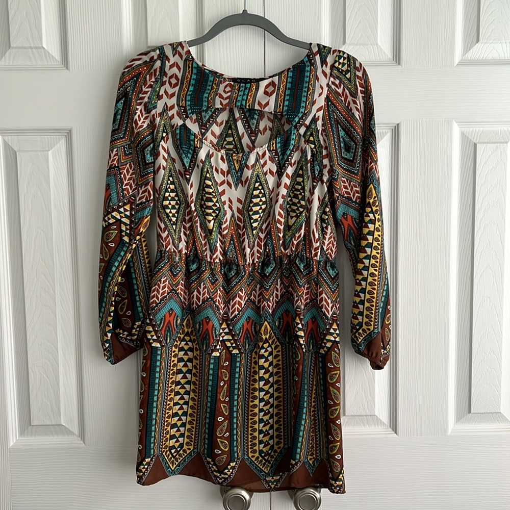 Long Sleeve Short Dress